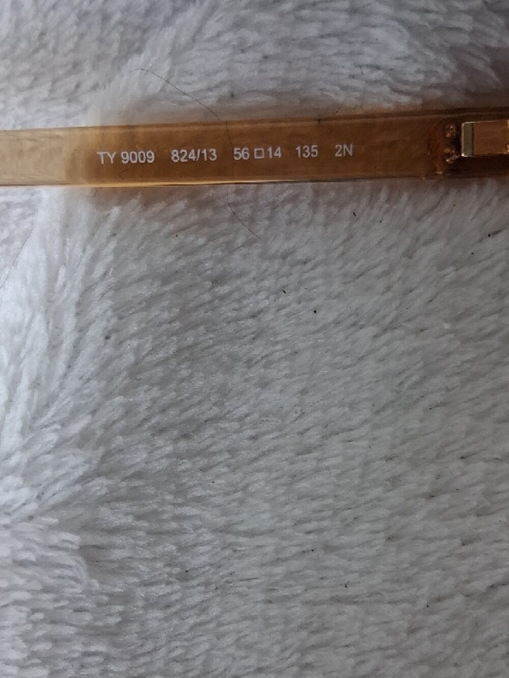 Tory Burch Gold Frame Sunglasses with Brown Gradient Lenses - Picture 3 of 8